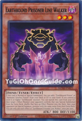 Yu-Gi-Oh Card: Earthbound Prisoner Line Walker