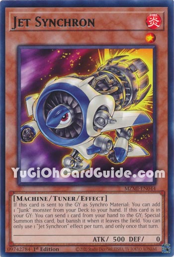 Yu-Gi-Oh Card: Jet Synchron