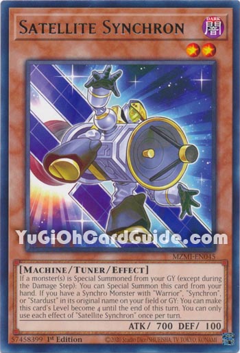 Yu-Gi-Oh Card: Satellite Synchron