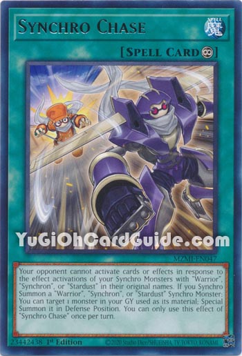 Yu-Gi-Oh Card: Synchro Chase