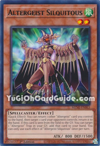 Yu-Gi-Oh Card: Altergeist Silquitous