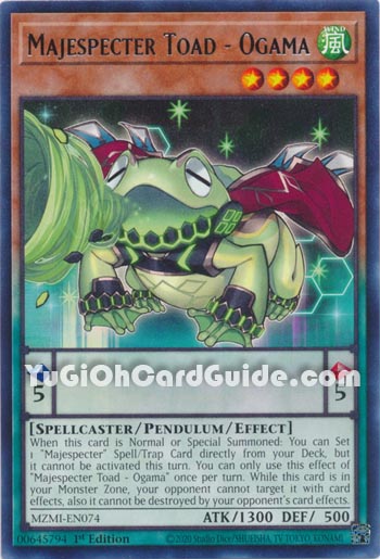 Yu-Gi-Oh Card: Majespecter Toad - Ogama