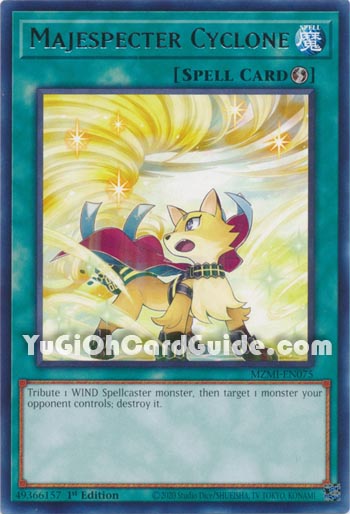 Yu-Gi-Oh Card: Majespecter Cyclone