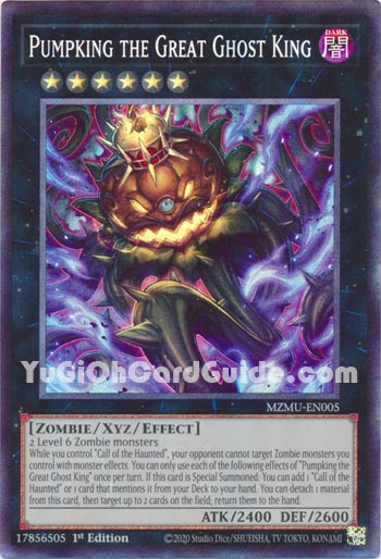 Yu-Gi-Oh Card: Pumpking the Great Ghost King