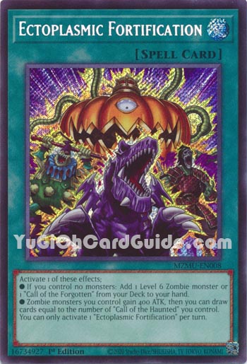 Yu-Gi-Oh Card: Ectoplasmic Fortification