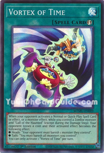 Yu-Gi-Oh Card: Vortex of Time