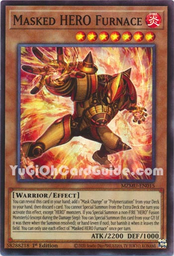 Yu-Gi-Oh Card: Masked HERO Furnace