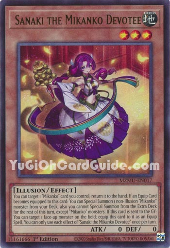 Yu-Gi-Oh Card: Sanaki the Mikanko Devotee