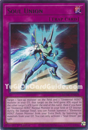 Yu-Gi-Oh Card: Soul Union