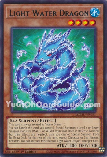 Yu-Gi-Oh Card: Light Water Dragon