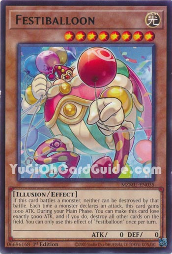 Yu-Gi-Oh Card: Festiballoon