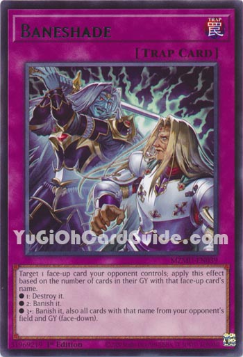 Yu-Gi-Oh Card: Baneshade