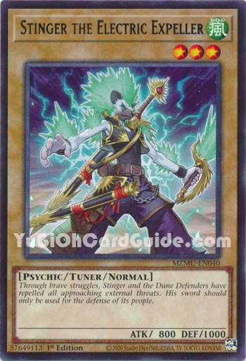 Yu-Gi-Oh Card: Stinger the Electric Expeller