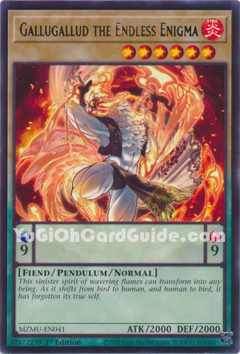 Yu-Gi-Oh Card: Gallugallud the Endless Enigma