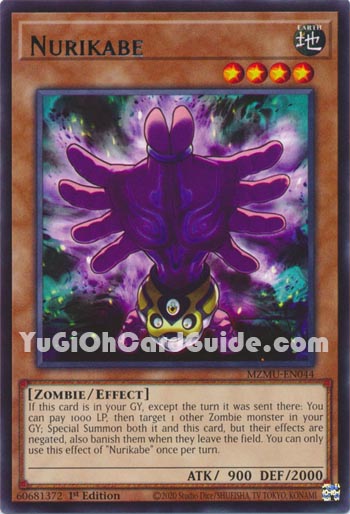 Yu-Gi-Oh Card: Nurikabe