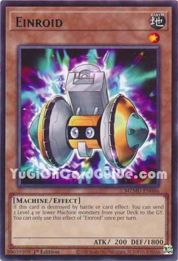 Yu-Gi-Oh Card: Einroid