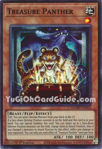 Yu-Gi-Oh Card: Treasure Panther