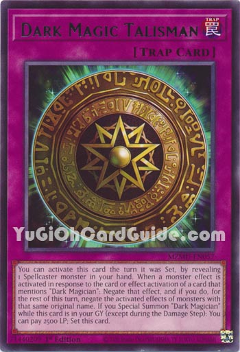 Yu-Gi-Oh Card: Dark Magic Talisman