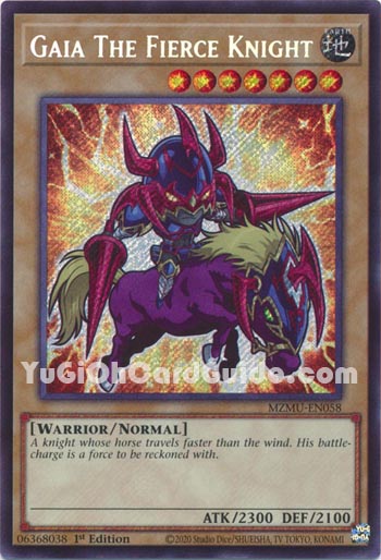 Yu-Gi-Oh Card: Gaia the Fierce Knight