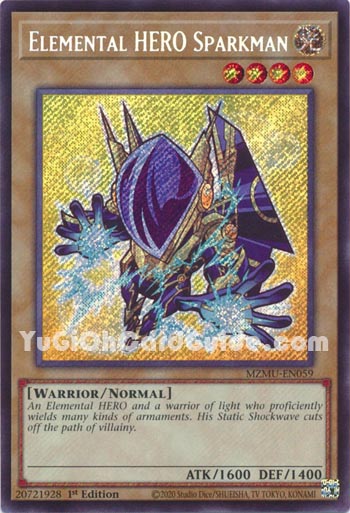 Yu-Gi-Oh Card: Elemental HERO Sparkman
