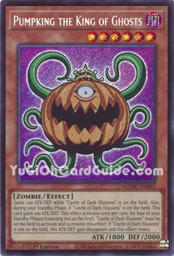 Yu-Gi-Oh Card: Pumpking the King of Ghosts