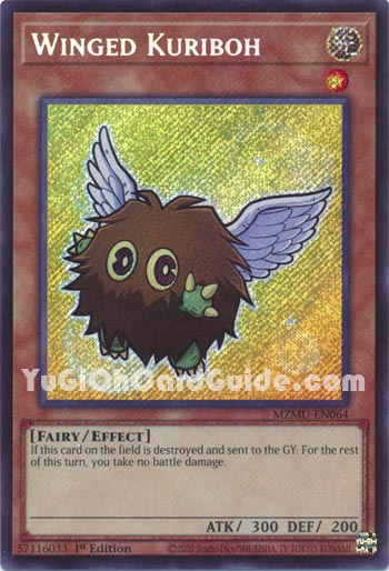 Yu-Gi-Oh Card: Winged Kuriboh