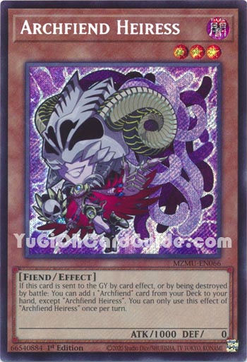 Yu-Gi-Oh Card: Archfiend Heiress