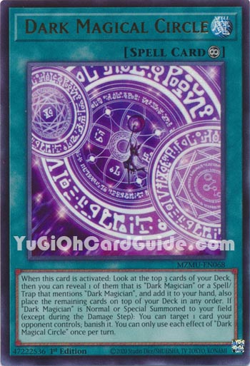 Yu-Gi-Oh Card: Dark Magical Circle
