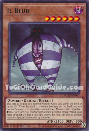 Yu-Gi-Oh Card: Il Blud