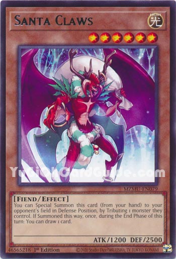 Yu-Gi-Oh Card: Santa Claws