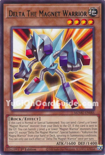 Yu-Gi-Oh Card: Delta The Magnet Warrior