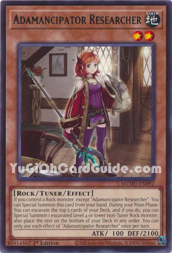 Yu-Gi-Oh Card: Adamancipator Researcher