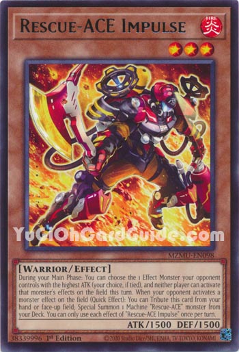 Yu-Gi-Oh Card: Rescue-ACE Impulse