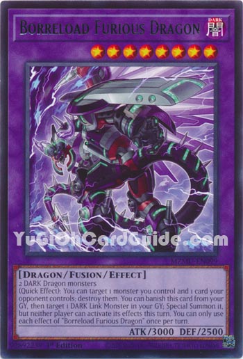 Yu-Gi-Oh Card: Borreload Furious Dragon