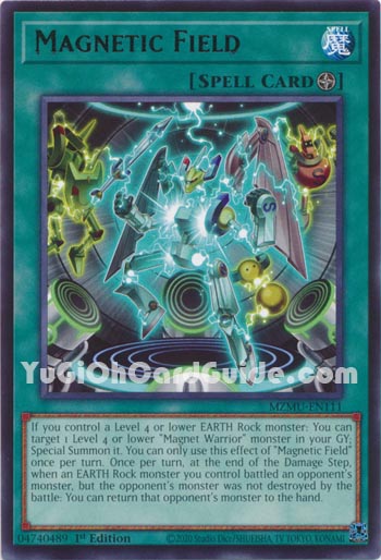 Yu-Gi-Oh Card: Magnetic Field