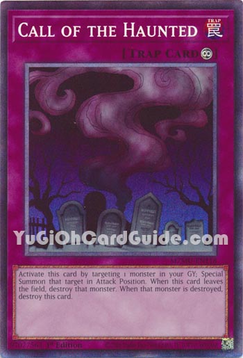 Yu-Gi-Oh Card: Call of the Haunted