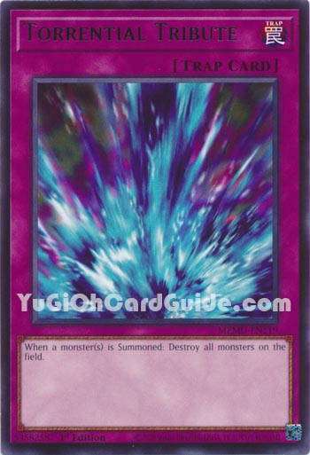 Yu-Gi-Oh Card: Torrential Tribute