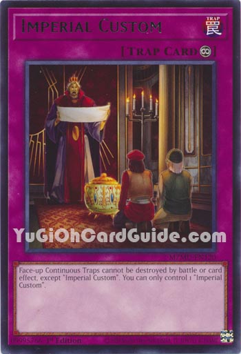 Yu-Gi-Oh Card: Imperial Custom