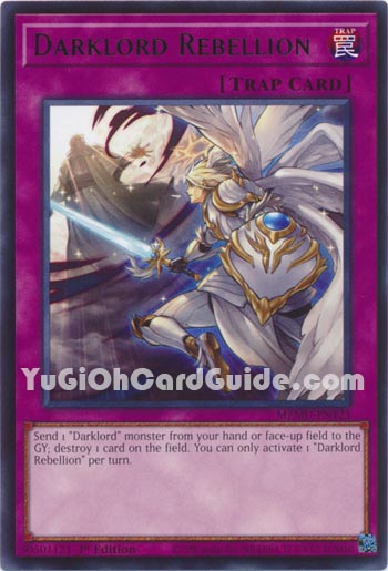 Yu-Gi-Oh Card: Darklord Rebellion
