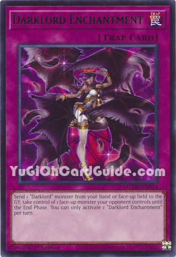 Yu-Gi-Oh Card: Darklord Enchantment