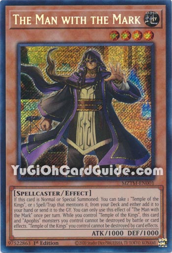 Yu-Gi-Oh Card: The Man with the Mark