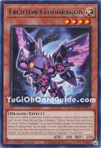 Yu-Gi-Oh Card: Tachyon Cloudragon