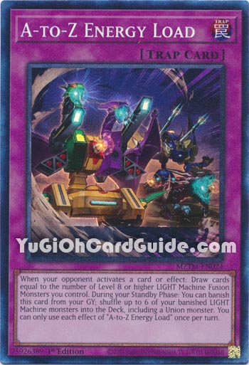 Yu-Gi-Oh Card: A-to-Z Energy Load