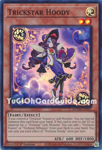 Yu-Gi-Oh Card: Trickstar Hoody