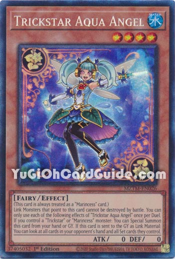 Yu-Gi-Oh Card: Trickstar Aqua Angel