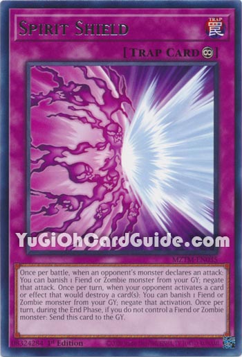 Yu-Gi-Oh Card: Spirit Shield