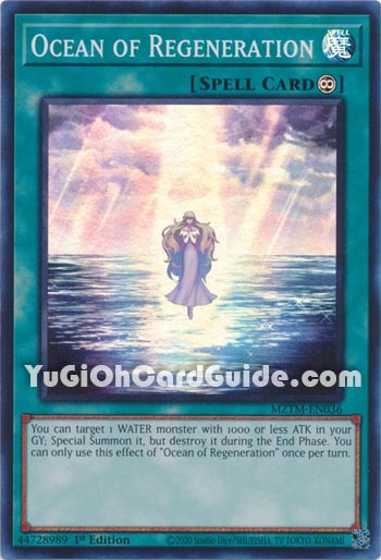 Yu-Gi-Oh Card: Ocean of Regeneration