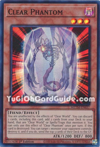 Yu-Gi-Oh Card: Clear Phantom