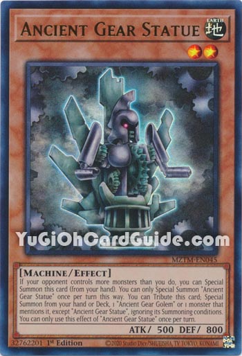 Yu-Gi-Oh Card: Ancient Gear Statue