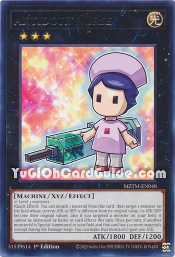 Yu-Gi-Oh Card: Antidote Nurse